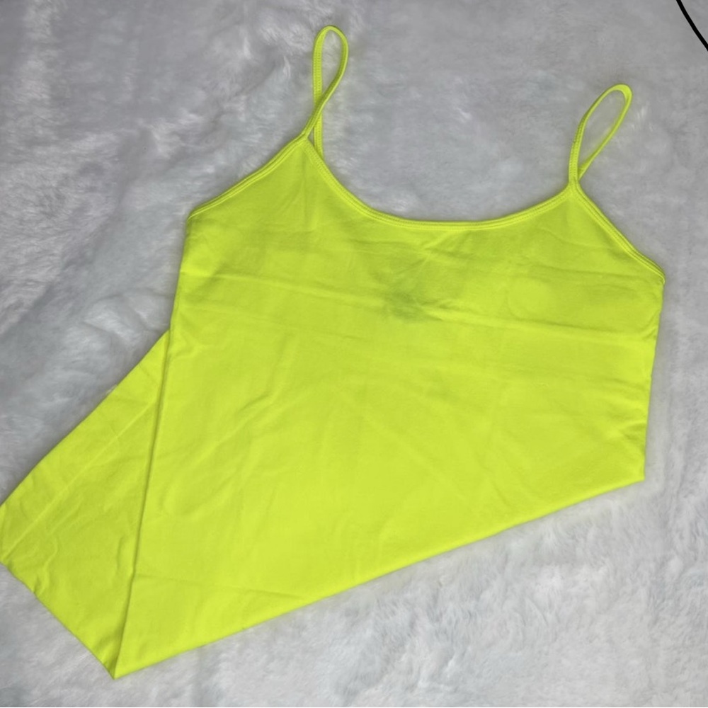 Yahada Neon Yellow Women's tank top Camisole Top